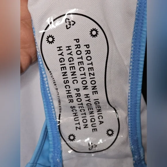 Stylewe one piece swim suit with sheer cover skirt NWOT - Picture 3 of 9